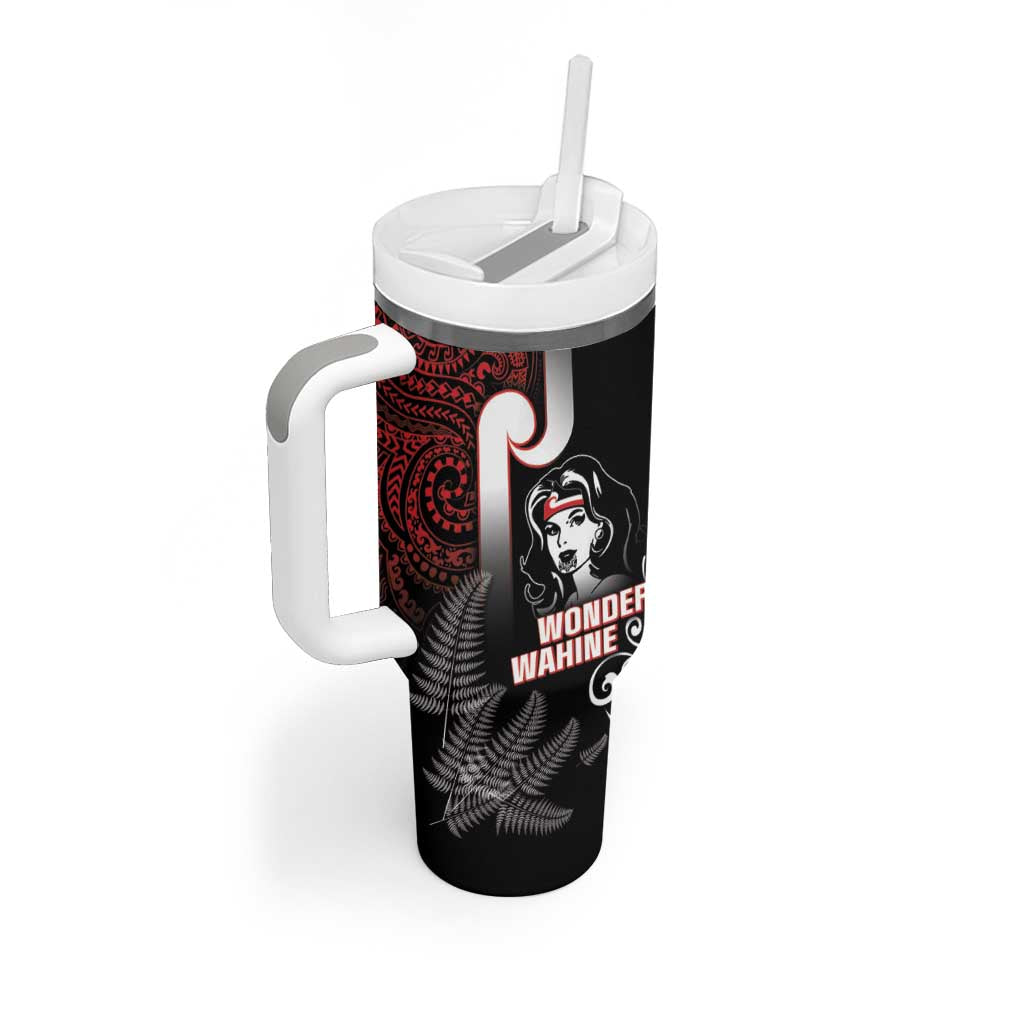 New Zealand Aotearoa Mana Wahine Tumbler With Handle