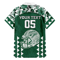 Custom Hawaii Football Family Matching Mermaid Dress and Hawaiian Shirt Rainbow Warriors Tropical Vibes LT05 - Polynesian Pride