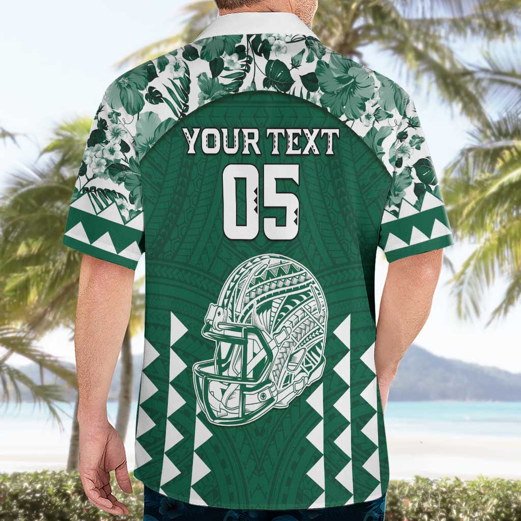 Custom Hawaii Football Hawaiian Shirt Rainbow Warriors Tropical Vibes LT05 - Polynesian Pride