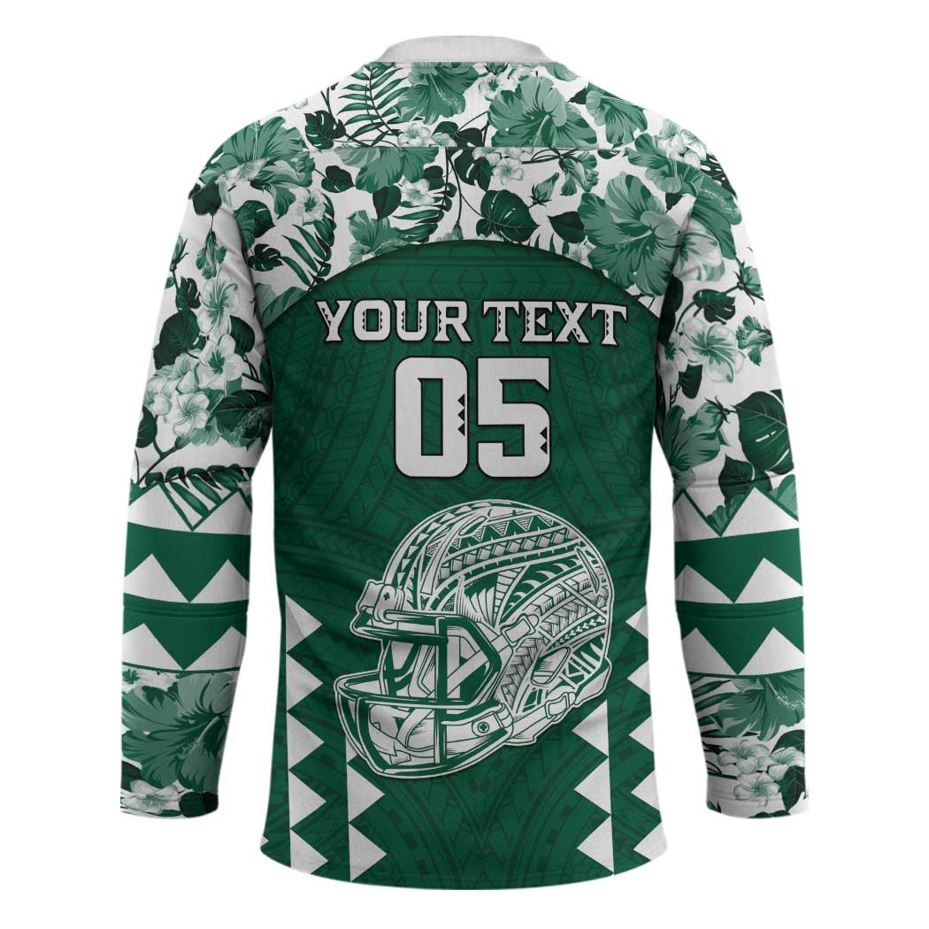 Custom Hawaii Football Hockey Jersey Rainbow Warriors Tropical Vibes LT05 - Polynesian Pride