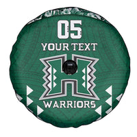 Custom Hawaii Football Spare Tire Cover Rainbow Warriors Tropical Vibes LT05 - Polynesian Pride