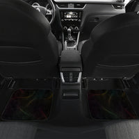 Personalised LGBT History Month Car Mats Proud And Happy Polynesian Dolphin LT05 - Polynesian Pride
