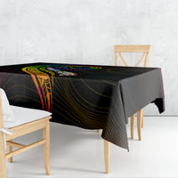 LGBT History Month Tablecloth Proud And Happy Polynesian Dolphin LT05 - Polynesian Pride