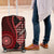 New Zealand Aotearoa Luggage Cover Maori Harakeke Weaving Pattern Red LT05 Red - Polynesian Pride
