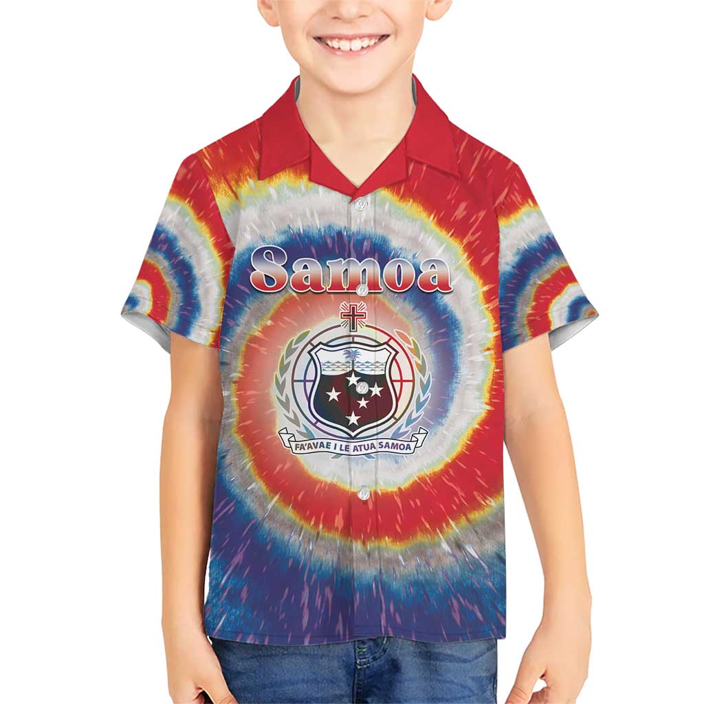 Samoa Hawaiian Shirt Tie Dye Unique Style