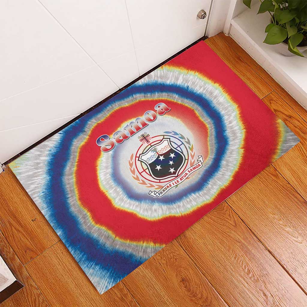 Samoa Rubber Doormat Tie Dye Unique Style