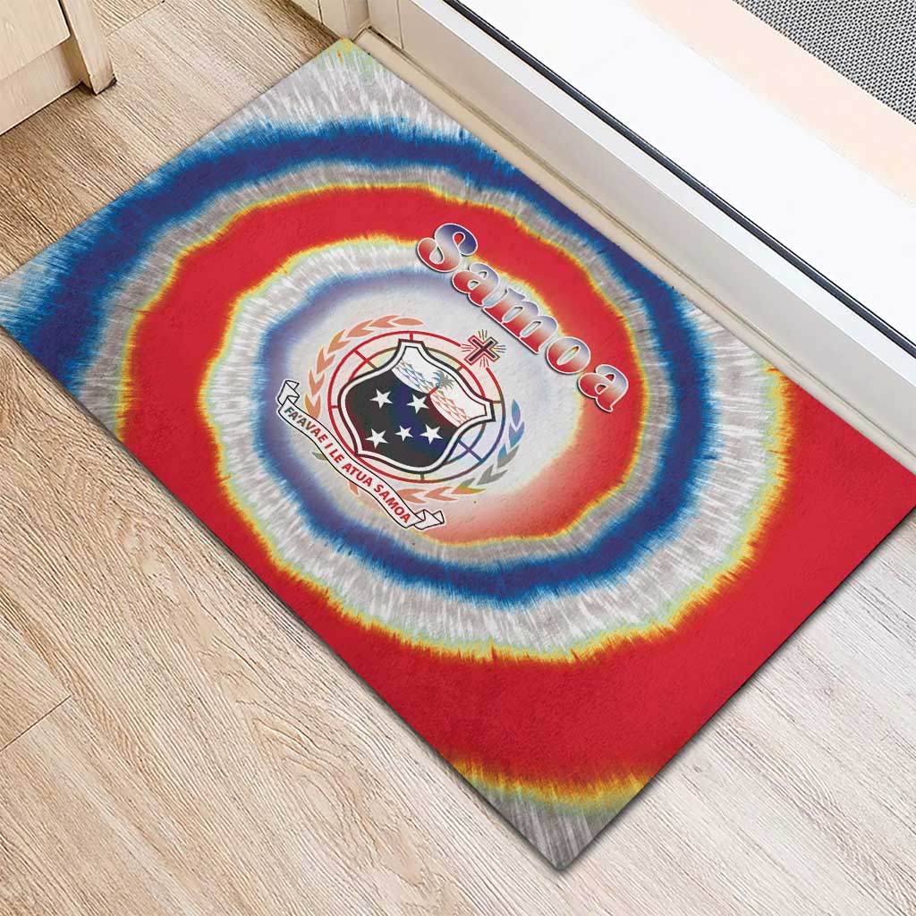 Samoa Rubber Doormat Tie Dye Unique Style
