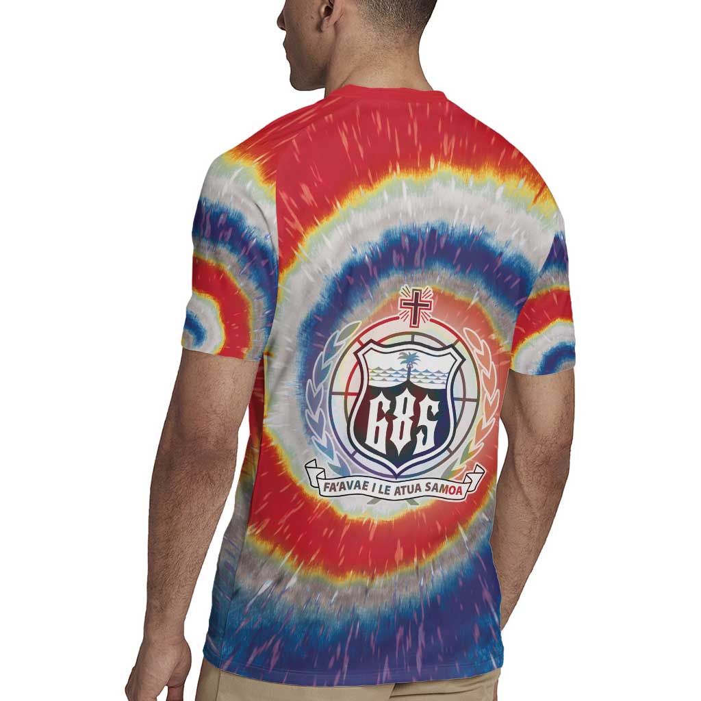 Samoa Rugby Jersey Tie Dye Unique Style