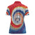 Samoa Women Polo Shirt Tie Dye Unique Style