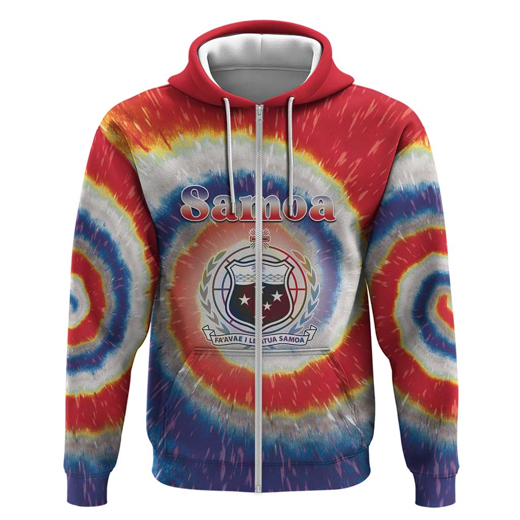 Samoa Zip Hoodie Tie Dye Unique Style