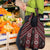 New Zealand Aotearoa Grocery Bag Red Poutama With Taniko Pattern