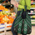 New Zealand Aotearoa Grocery Bag Green Poutama With Taniko Pattern