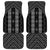 New Zealand Aotearoa Car Mats Black Poutama With Taniko Pattern LT05