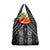 New Zealand Aotearoa Grocery Bag Black Poutama With Taniko Pattern