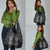 New Zealand Aotearoa Grocery Bag Black Poutama With Taniko Pattern