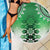 New Zealand Beach Blanket Poutama Mix Green Taniko Inspired Art LT05