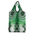 New Zealand Grocery Bag Poutama Mix Green Taniko Inspired Art