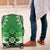 New Zealand Luggage Cover Poutama Mix Green Taniko Inspired Art LT05