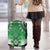 New Zealand Luggage Cover Poutama Mix Green Taniko Inspired Art LT05