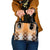 New Zealand Shoulder Handbag Poutama Mix Orange Taniko Inspired Art LT05