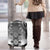 New Zealand Luggage Cover Poutama Mix Gray Taniko Inspired Art LT05