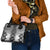 New Zealand Shoulder Handbag Poutama Mix Gray Taniko Inspired Art LT05