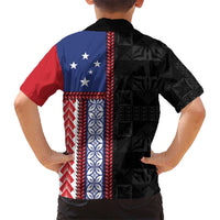 Samoa Flag Hawaiian Shirt Ula Fala With Samoan Siapo - Polynesian Pride