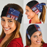 Samoa Flag Neck Gaiter Ula Fala With Samoan Siapo - Polynesian Pride