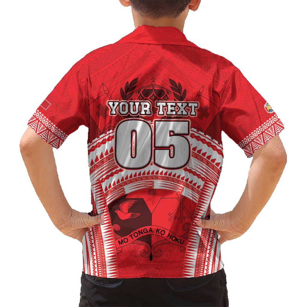 Custom Tonga Rugby Mate Ma'a Family Matching Long Sleeve Bodycon Dress and Hawaiian Shirt Tongan Pride Unique Style LT05 - Polynesian Pride