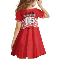 Custom Tonga Rugby Mate Ma'a Family Matching Mermaid Dress and Hawaiian Shirt Tongan Pride Unique Style - Polynesian Pride