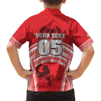 Custom Tonga Rugby Mate Ma'a Family Matching Tank Maxi Dress and Hawaiian Shirt Tongan Pride Unique Style - Polynesian Pride