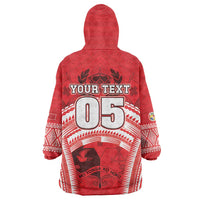 Custom Tonga Rugby Mate Ma'a Wearable Blanket Hoodie Tongan Pride Unique Style LT05 - Polynesian Pride