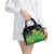 New Zealand Aotearoa Ruru Shoulder Handbag Maori Fern Art Green