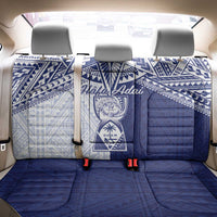 Northern Mariana Islands And Guam Back Car Seat Cover Latte Stone With Tribal Pattern