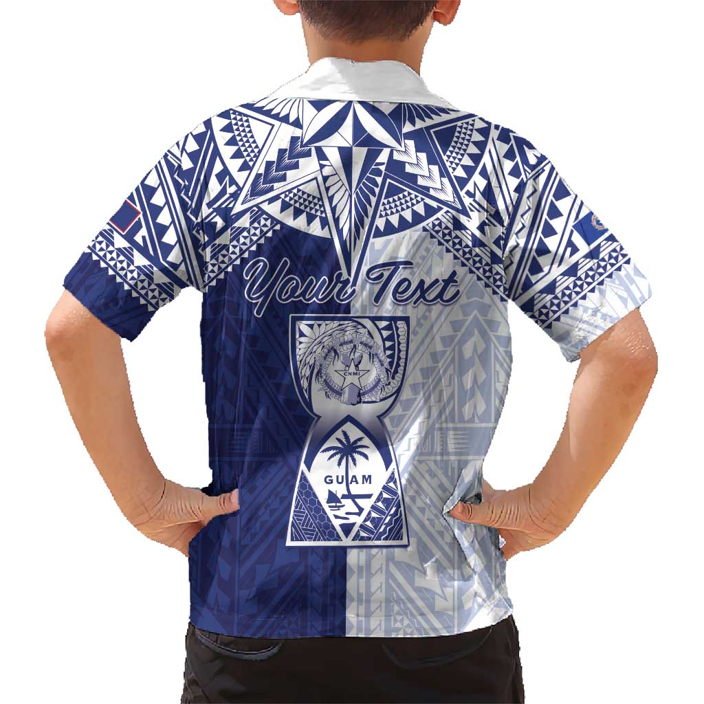 Personalised Northern Mariana Islands And Guam Family Matching Long Sleeve Bodycon Dress and Hawaiian Shirt Latte Stone With Tribal Pattern LT05 - Polynesian Pride
