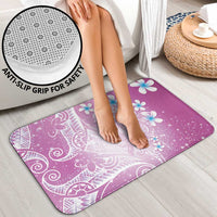 Polynesian Jellyfish Bathroom Set With Plumeria Pink