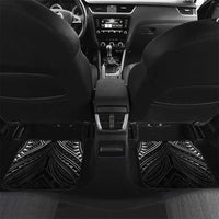 American Samoa Flag Day Car Mats Bald Eagle With Polynesian Pattern