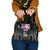 American Samoa Flag Day Shoulder Handbag Bald Eagle With Polynesian Pattern