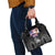 American Samoa Flag Day Shoulder Handbag Bald Eagle With Polynesian Pattern