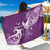 Fibromyalgia Awareness Sarong Polynesian Purple Ribbon