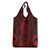 New Zealand Dream Catcher Grocery Bag Maori Koru Pattern Red Version