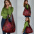 New Zealand Dream Catcher Grocery Bag Maori Koru Pattern Red Version