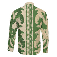 Hawaii Pua Kenikeni Lei Family Matching Mermaid Dress and Hawaiian Shirt With Lau Maia Green LT05 - Polynesian Pride