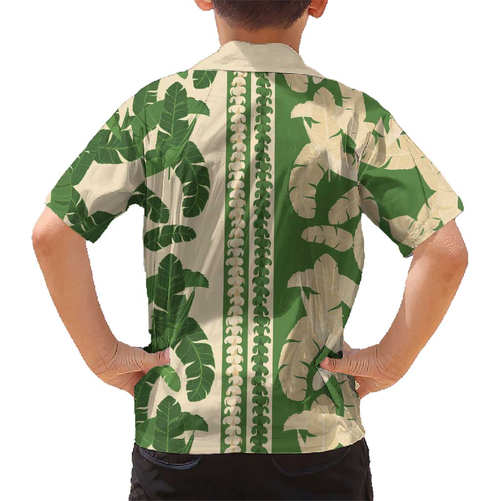 Hawaii Pua Kenikeni Lei Hawaiian Shirt With Lau Maia Green