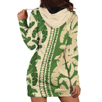 Hawaii Pua Kenikeni Lei Hoodie Dress With Lau Maia Green