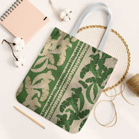 Hawaii Pua Kenikeni Lei Tote Bag With Lau Maia Green