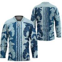 Hawaii Pua Kenikeni Lei Hockey Jersey With Lau Maia Royal Blue