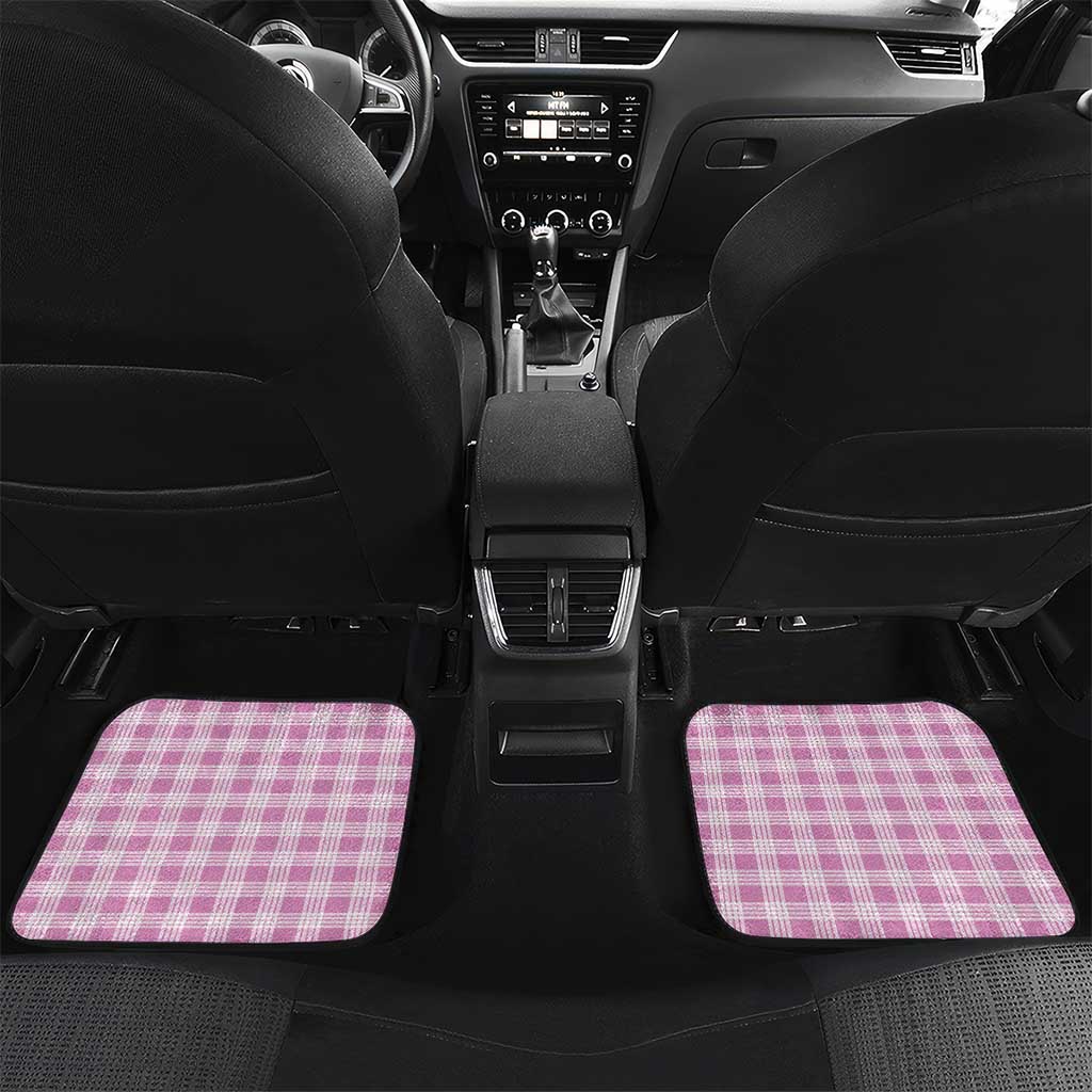 Hawaii Pikake Lokelani Plumeria Lei Car Mats Pink Palaka Motifs