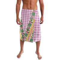 Hawaii Pikake Lokelani Plumeria Lei Lavalava Pink Palaka Motifs