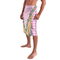 Hawaii Pikake Lokelani Plumeria Lei Lavalava Pink Palaka Motifs